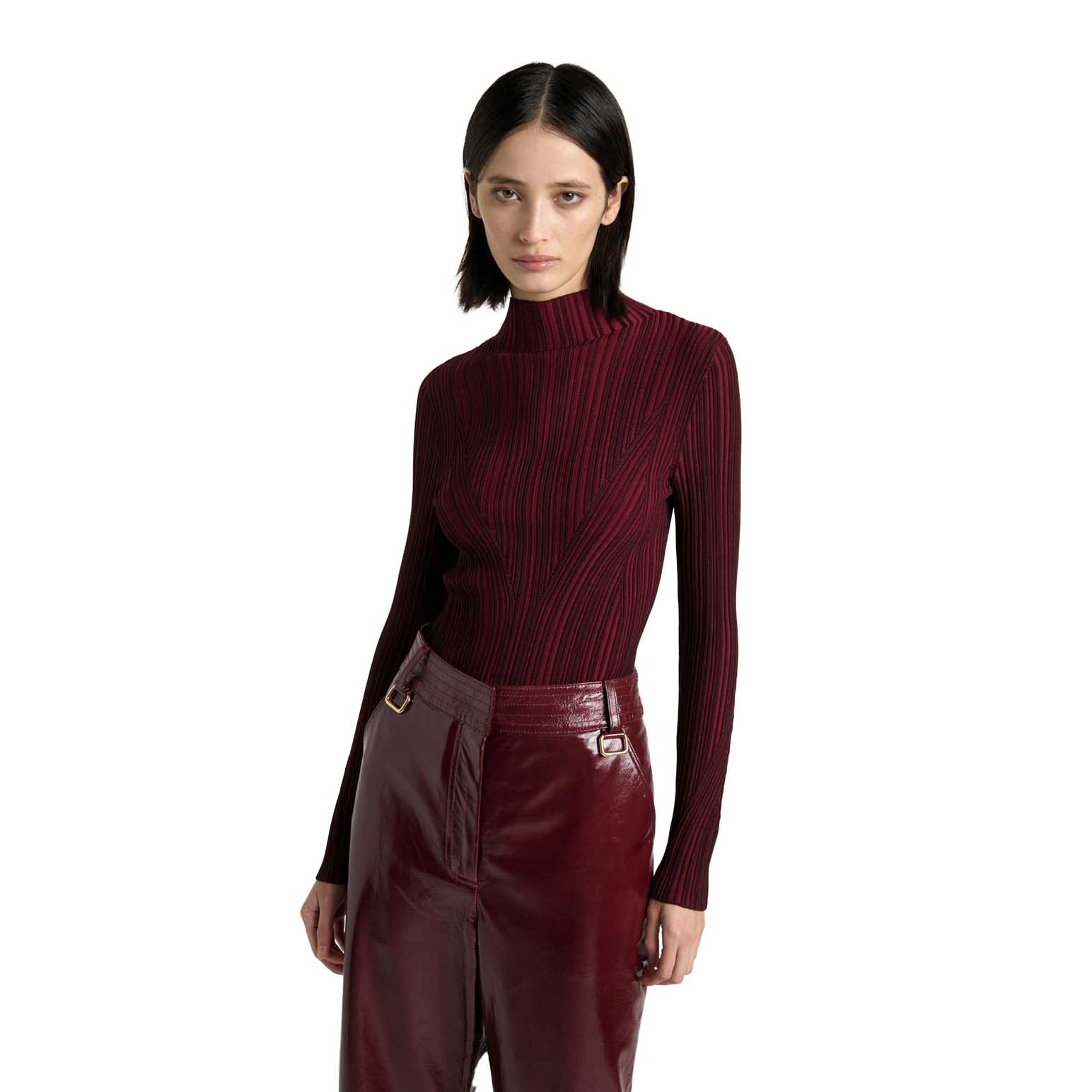 Cue Engineered Rib Knit